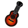 Red Acoustic Guitar-Shaped Mint Tin w/ Logo Drop (50 Mints)
